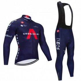 Tenue Maillot M/L + Collant à Bretelles 2021 Ineos Grenadiers N003